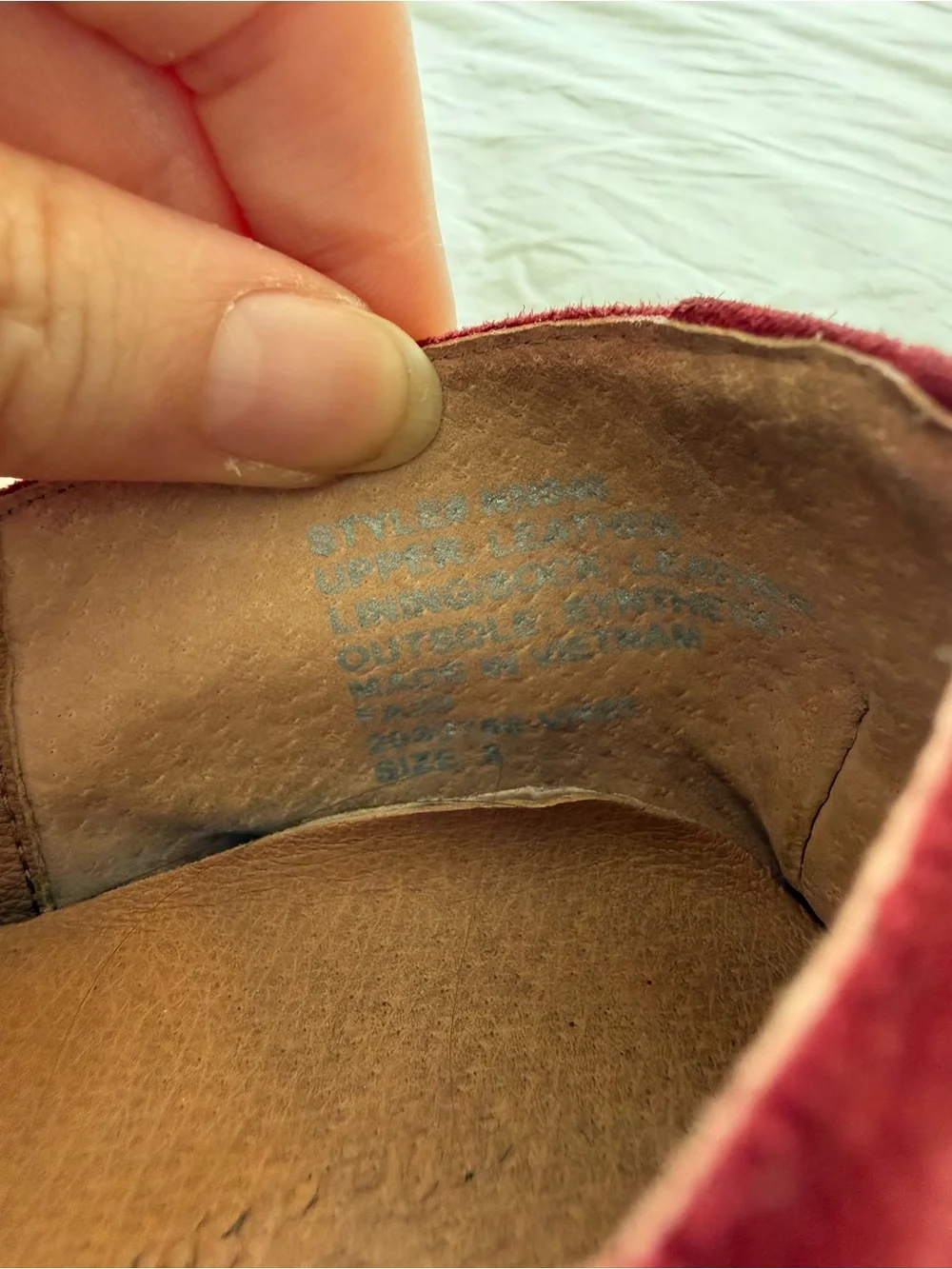Madewell The Greta Ballet Flats-Ruby Suede (size 8)